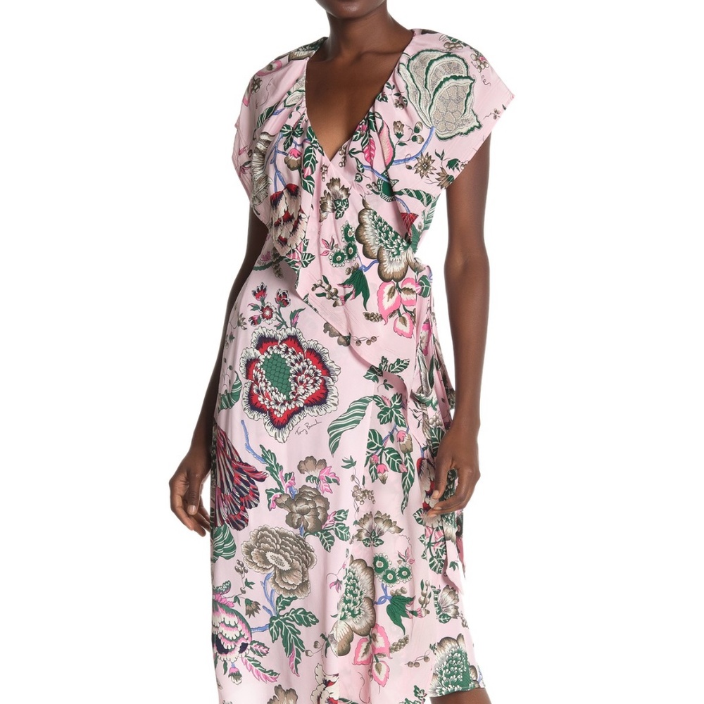 Tory Burch Adelia Floral Wrap Dress XS - Picture 10 of 16